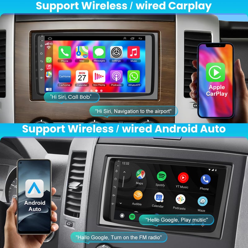 electrosmart Android 13 Car Stereo Radio fit for Mercedes Benz Sprinter 2006-2017 | 9" Touch Screen Car Radio Multimedia Player w/Wireless Carplay & Android Auto WiFi Bluetooth Navigation Backup Camera,[4GB+64GB] - Image 3