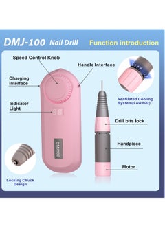 Generic DMJ-100 Quiet Charging Nail Drill & Polish Machine  - Image 3