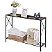 Tajsoon Console Table, Industrial entryway Table, Narrow Sofa Table with Shelves,Entrance Table for Entryway, Hallway, - Image 2