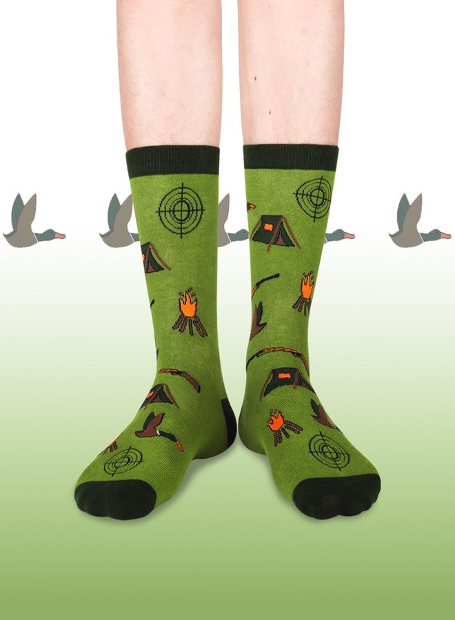 Jeasona Duck Hunting Gifts for Men Duck Hunting Socks Accessories for Men Funny Birthday Gifts Hunt Mallard Gear - Image 2