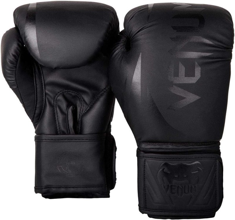 Venum Challenger 2.0 Boxing Gloves - for Kids - Black/Black, 6 oz - Image 1