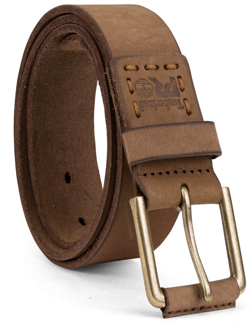 Timberland PRO Men's 40mm Workwear Work Leather Belt, Wheat/Pull Up, 32 - Image 1
