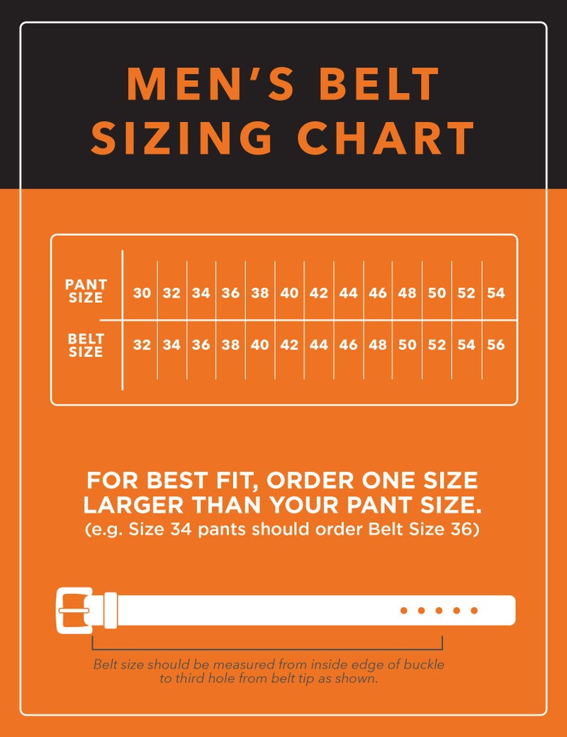 Timberland PRO Men's 40mm Workwear Work Leather Belt, Wheat/Pull Up, 32 - Image 4