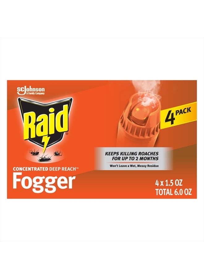 SC Johnson - S C JOHNSON WAX, 1.5-Ounce 74251 Raid Fogger, 3-Pack, Color - Image 1