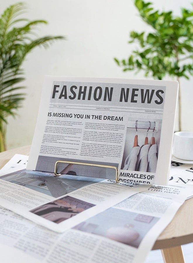 Lemon 5pcs English Newspaper Photography Props, Fashion Clothing Home Decor, Food Photography Background Props, Flower Wrapping Paper Atmosphere Decoration - Image 4