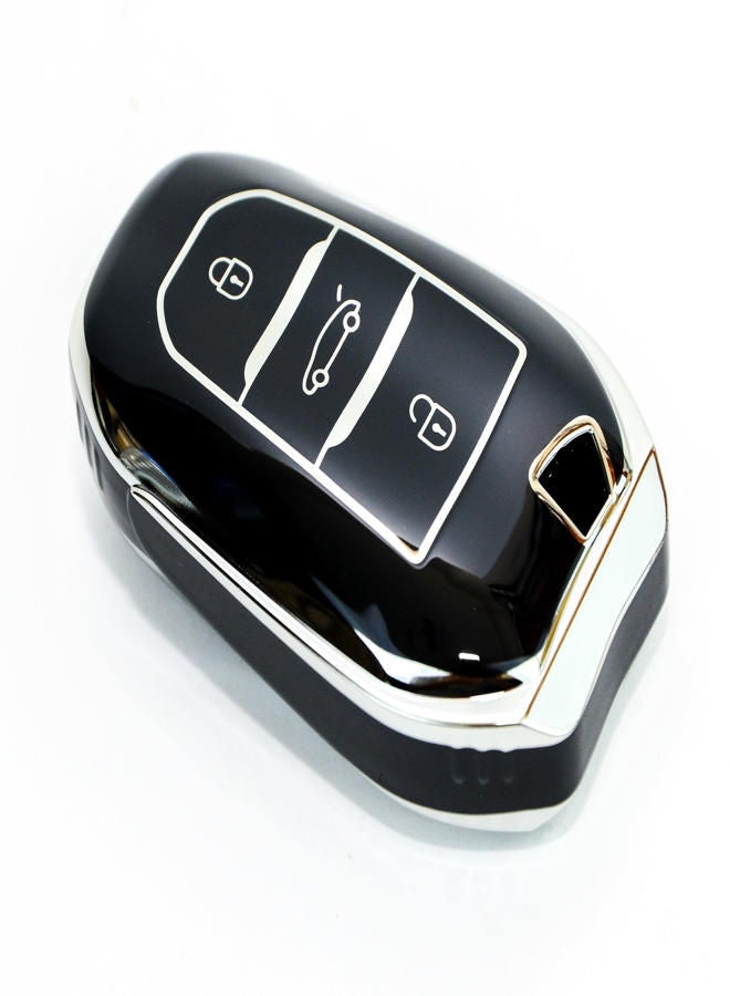 Luxury Car Remote Cover; pegout 508 silver - Image 2