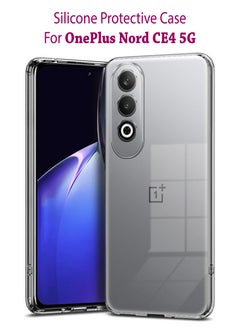 Silicone Protective Back Case Cover For OnePlus Nord CE4 5G - Clear