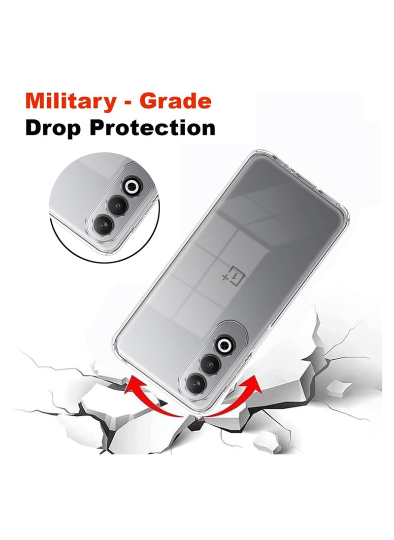 Waldic - Silicone Protective Back Case Cover For OnePlus Nord CE4 5G - Clear - Image 1