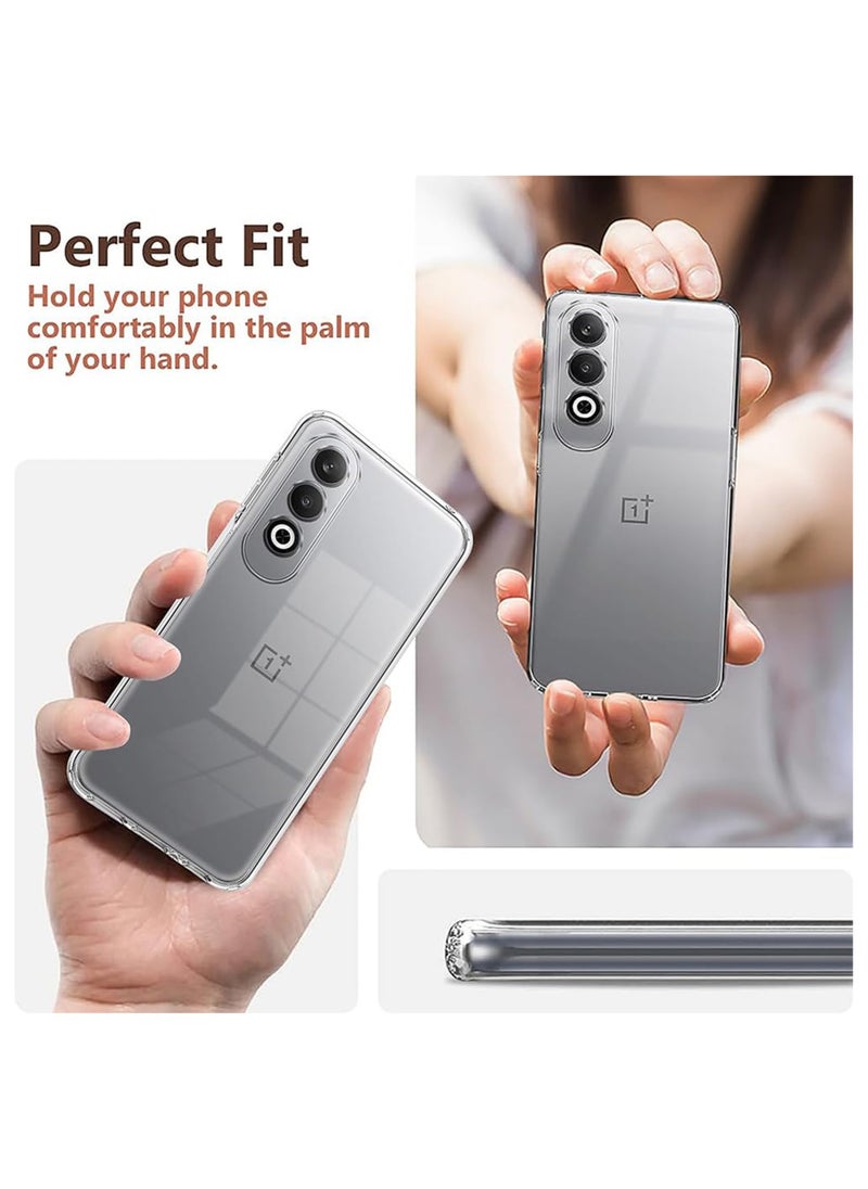 Waldic - Silicone Protective Back Case Cover For OnePlus Nord CE4 5G - Clear - Image 1