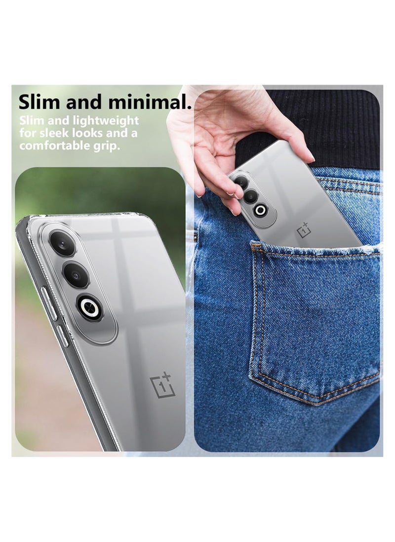 Waldic - Silicone Protective Back Case Cover For OnePlus Nord CE4 5G - Clear - Image 1