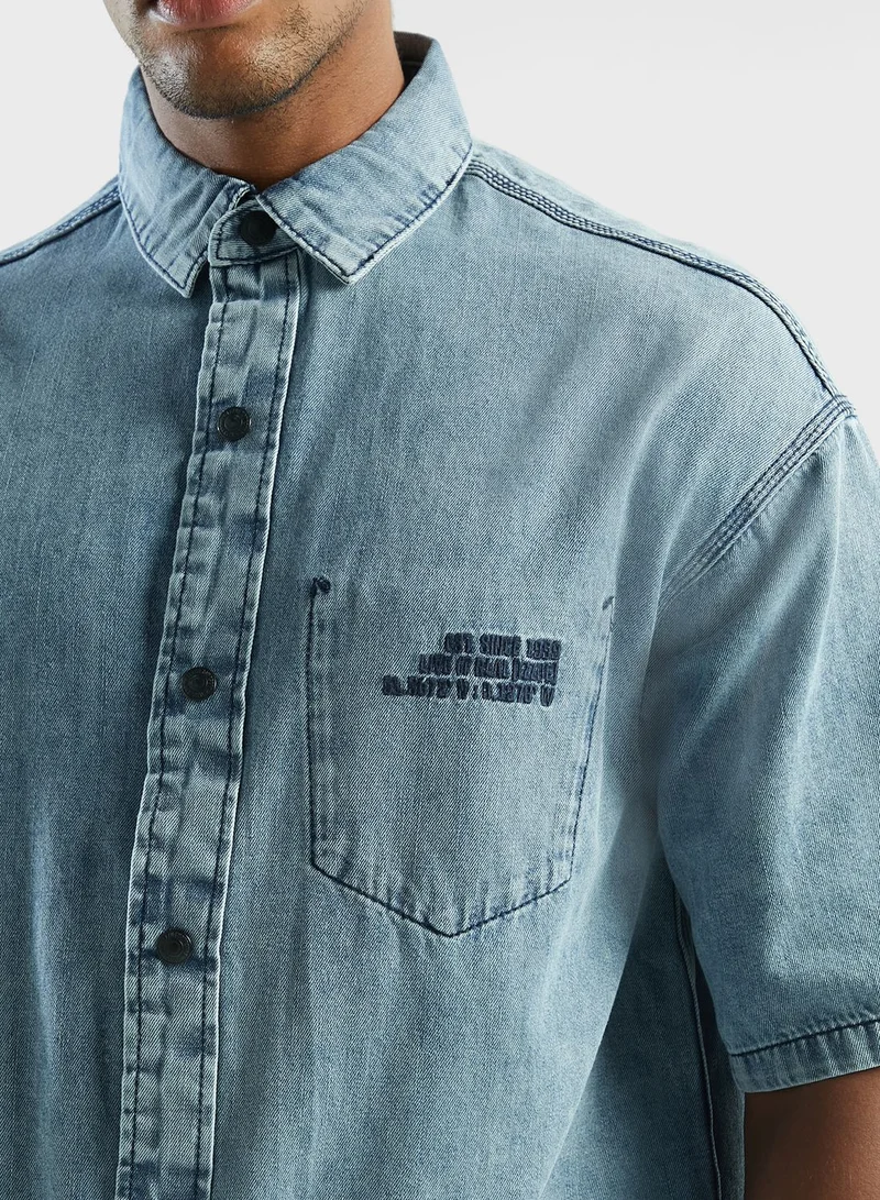 izzue Washed Denim Shirt