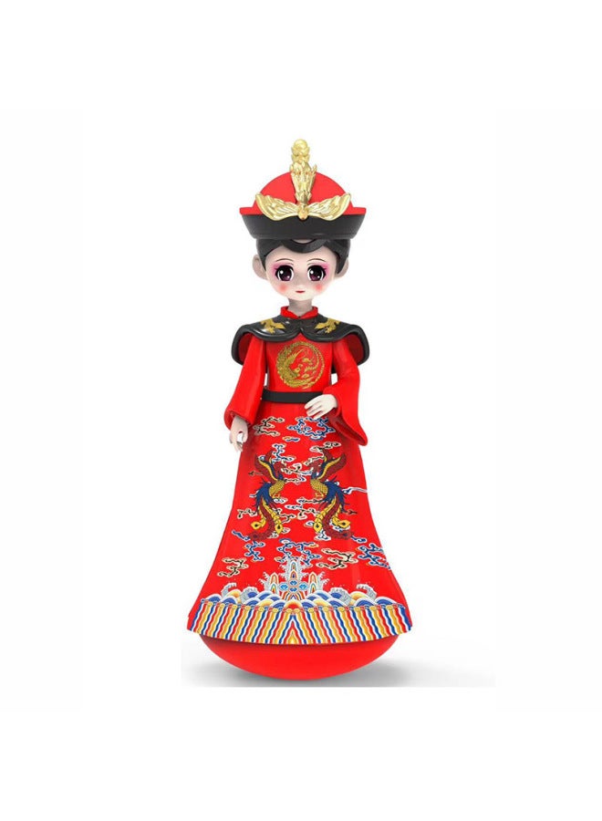 Datang Tumbler Little Sister Creative Xi'an Tourism Creative Doll Doll Toy Ornaments Gift-Color:Queen Red Clothes (color Box) - Image 1