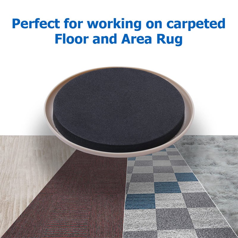 Kayzn Furniture Sliders For Carpet 8 Pcs 5"" Round Furniture Moving Pads Heavy-Duty Furniture Movers - Reusable Slider Move Any Item Quickly Easily And Safe! - Image 4