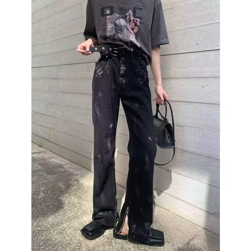 Unisex Casual Daily Denim Jeans - Image 1