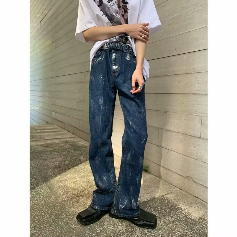 Unisex Casual Daily Denim Jeans - Image 2