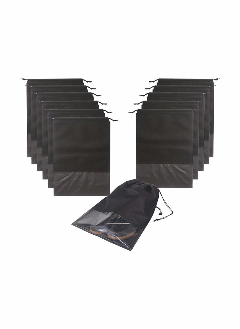 Generic - Travel,Ready Non,Woven Fabric Dustproof Shoe Bags with Drawstring Closure - Image 1