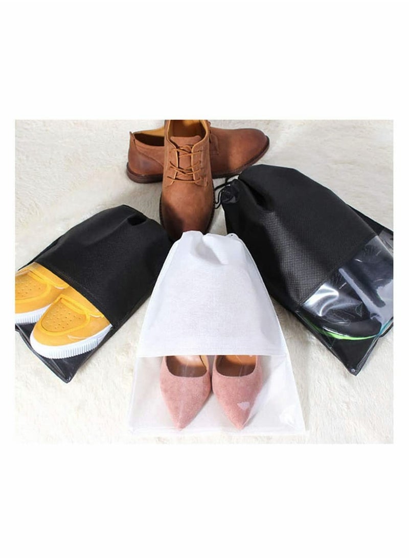 Generic - Travel,Ready Non,Woven Fabric Dustproof Shoe Bags with Drawstring Closure - Image 1