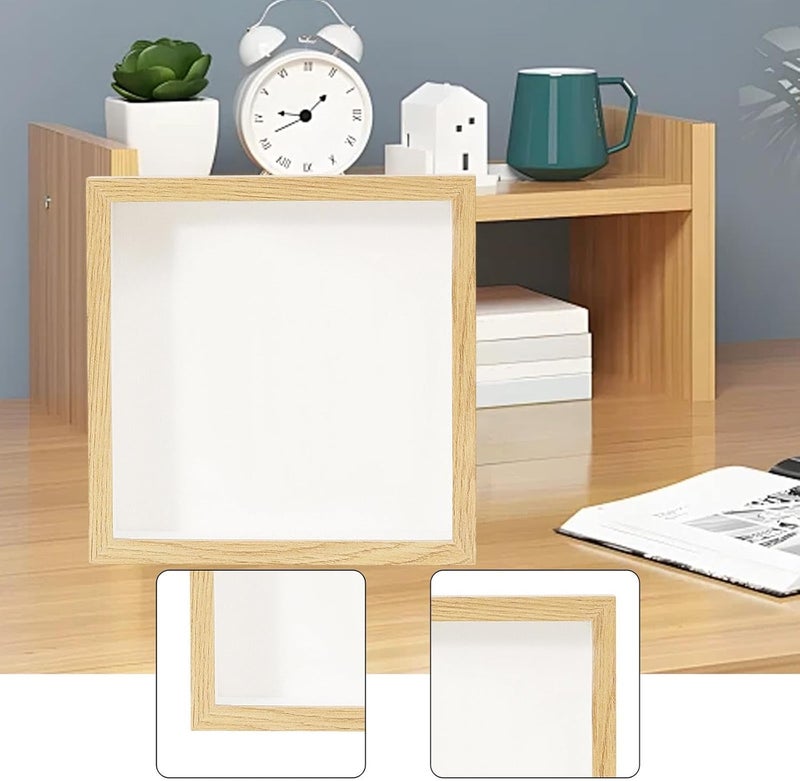 Ticket Display Case Shadow Piggy Bank Memory Display Card Stamps Photo Holder Adventure Archive Box Wood Material Transparent Slot Suitable, 29cm - Image 2