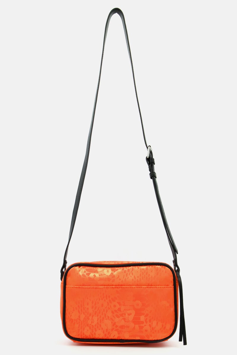 Tahari Women Brand Logo Cross Body Bag 22 L x 15 H x 3 W cm, Orange  - Image 2