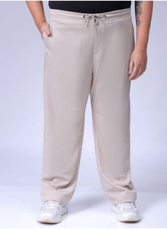 HARDSODA Men Plus Size Relaxed Fit Textured Mid-Rise Stretchable Joggers  - Image 1