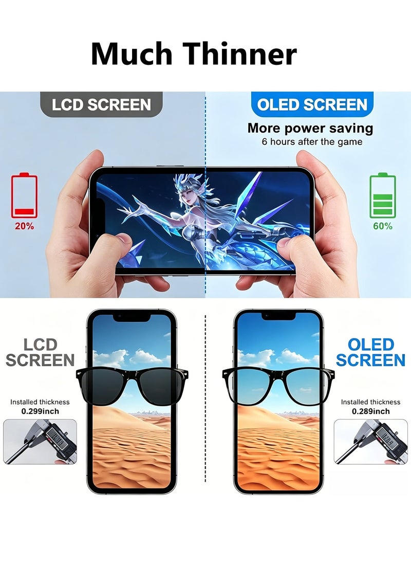 Kara Manda for iPhone X  Screen Replacement OLED  [NOT LCD] 5.8 Inch LCD Display 3D To uch Screen Digitizer FHD Frame Assembly Compatible with (Model A1865, A1901, A1902) - Image 3