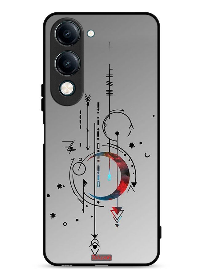 Tolwak vivo Y29s Protective Case Cover Moon And Arrows Art Pattern - Image 1