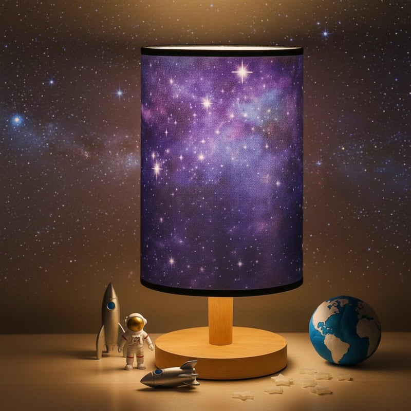 Glooglitter Space Galaxy Table Lamp Planets Gifts 3 Colors Dimmable Lights 1102 x 512 Inch Planets Night Light Bedside Lamps Decoration for Bedroom Desk Birthday Gifts Home Decor - Image 2