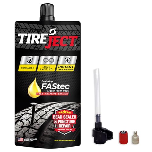 TireJect Automotive Full-Size Truck/SUV 2-in-1 Tire Sealant & Bead Sealer Kit for tire Repair of leaks and punctures - Image 1