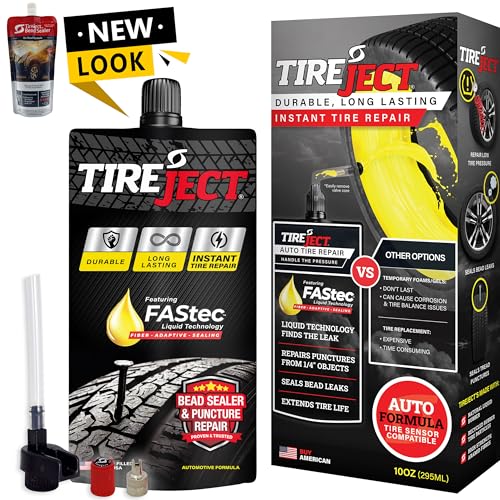 TireJect Automotive Full-Size Truck/SUV 2-in-1 Tire Sealant & Bead Sealer Kit for tire Repair of leaks and punctures - Image 2