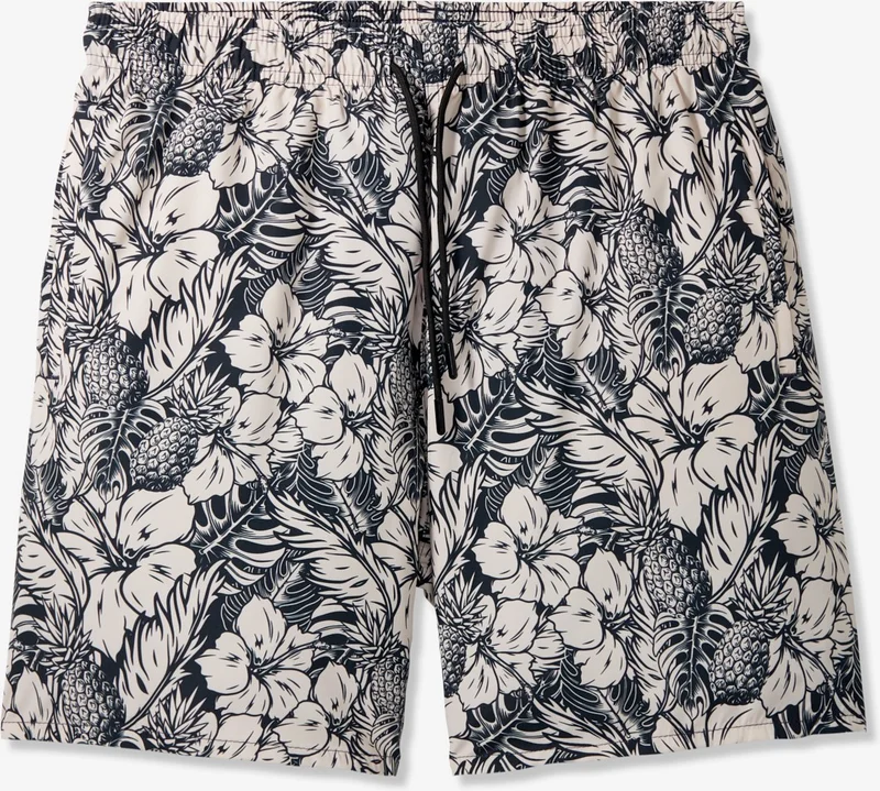 JUNE Men's Regular Fit Printed Swim Shorts