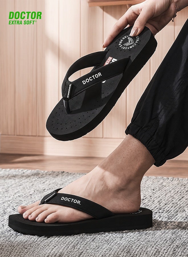 DOCTOR EXTRA SOFT Comfort Flip Flops for Women | Soft Cushion Comfortable Daily Wear Anti Slip Lightweight Slippers | Doctor Extra Soft D-16 - Image 1