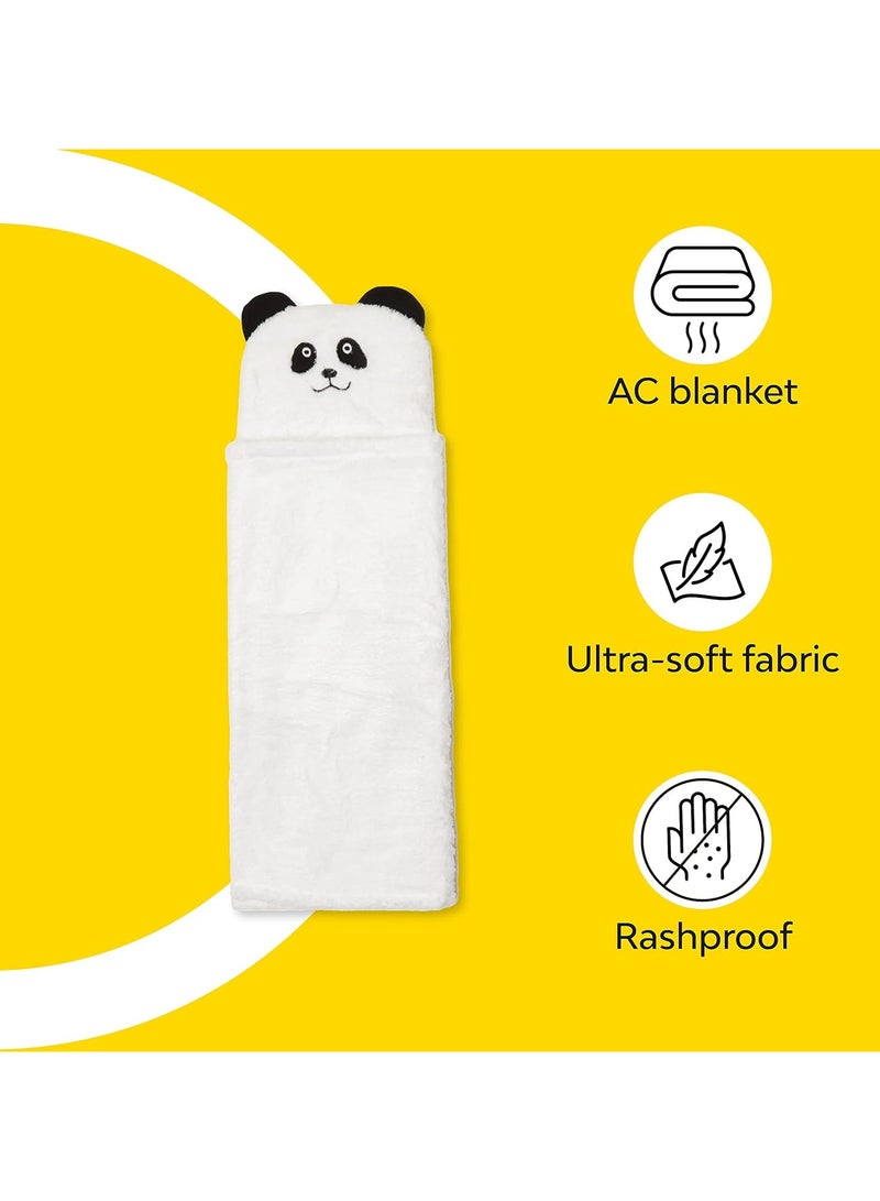 ماي نيو بون MY NEWBORN CLUB 3 في 1 طقم بطانية أطفال بغطاء للرأس مكون من 2 دب أبيض ووردي Al Season غلاف ناعم لحديثي الولادة ناعم وصديق للبشرة، بطانيات أطفال حديثي الولادة من 0 إلى 12 شهرًا هدية استحمام الطفل - Image 3