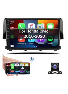 Android Screen For Honda Civic 2016 To 2020 4GB RAM 64GB Memory Support Apple Carplay Android Auto Full HD Touch Screen 9 Inch built In Bluetooth USB Radio WiFi Play Store Backup Camera included