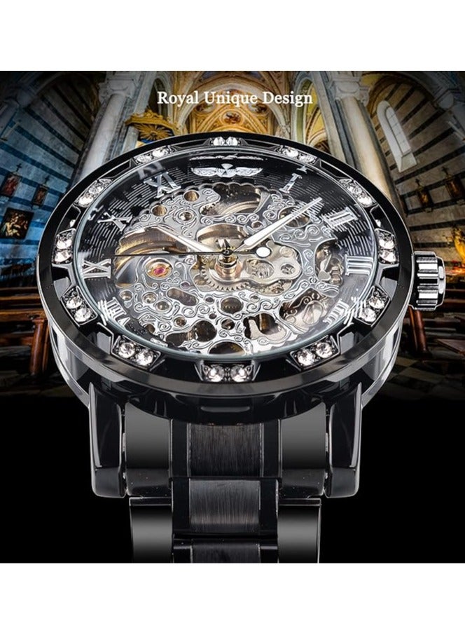 Winner Watches for Men Watch Stainless Steel Luxury Luminous Water Resistant Automatic Mechanical Wristwatch 8012 - Image 2