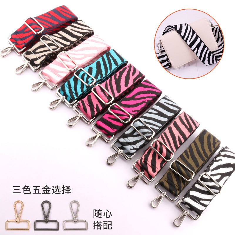 Women'S Bag With Diy Women'S Bag Replacement Bag Wide Shoulder Strap Long Shoulder Strap Striped Series Bandwidth Shoulder Strap Single Shoulder Strap - Image 4