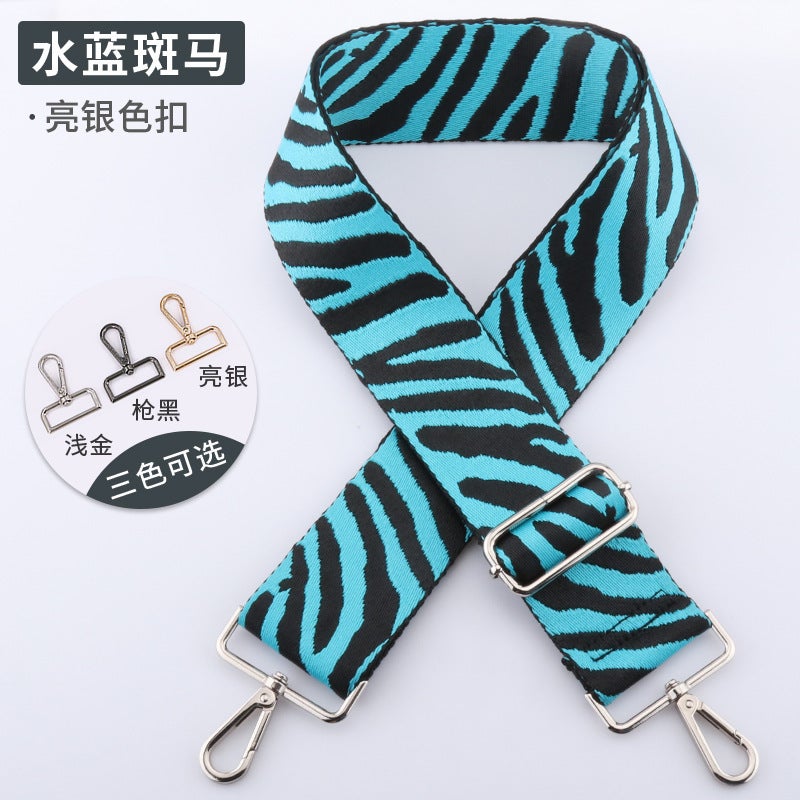 Women'S Bag With Diy Women'S Bag Replacement Bag Wide Shoulder Strap Long Shoulder Strap Striped Series Bandwidth Shoulder Strap Single Shoulder Strap - Image 1