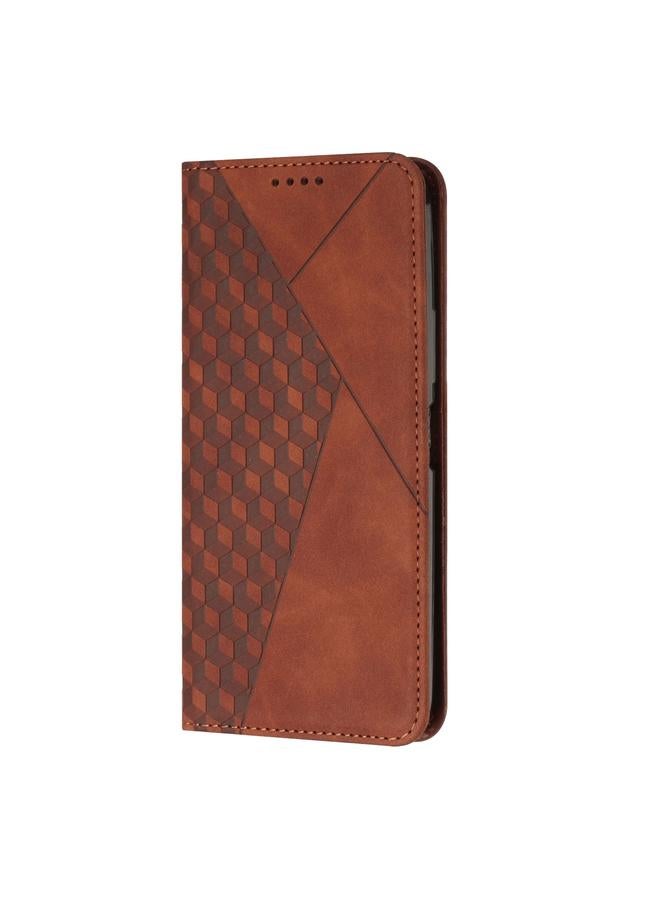 S-TOP Case For OPPO Reno7 5G Global/ Find X5 Lite Diamond Splicing Skin Feel Magnetic Leather Phone Case - Image 2