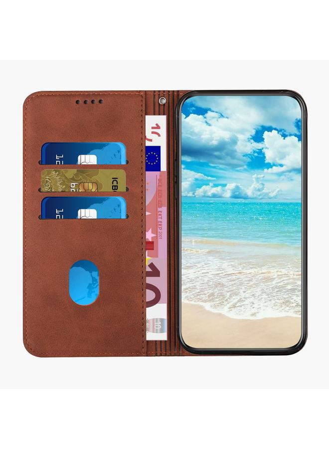 S-TOP Case For OPPO Reno7 5G Global/ Find X5 Lite Diamond Splicing Skin Feel Magnetic Leather Phone Case - Image 4