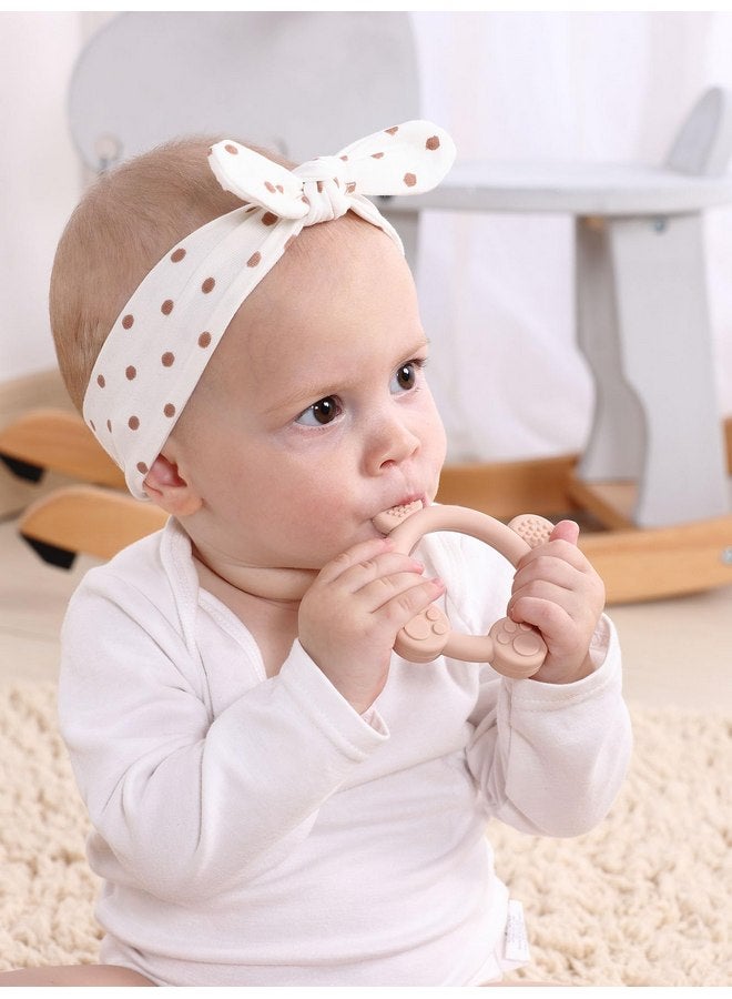 باندا إير مجموعة من 3 قطع من ألعاب التسنين للأطفال من باندا إير مصنوعة من السيليكون للأطفال من عمر 0 إلى 6 أشهر، حلقات التسنين للأطفال من عمر 6 إلى 12 شهرًا، عضاضة سيليكون للأطفال خالية من مادة بيسفينول أ، لتخفيف آلام التسنين وتسكين اللثة المؤلمة وسهلة الإمساك - Image 2