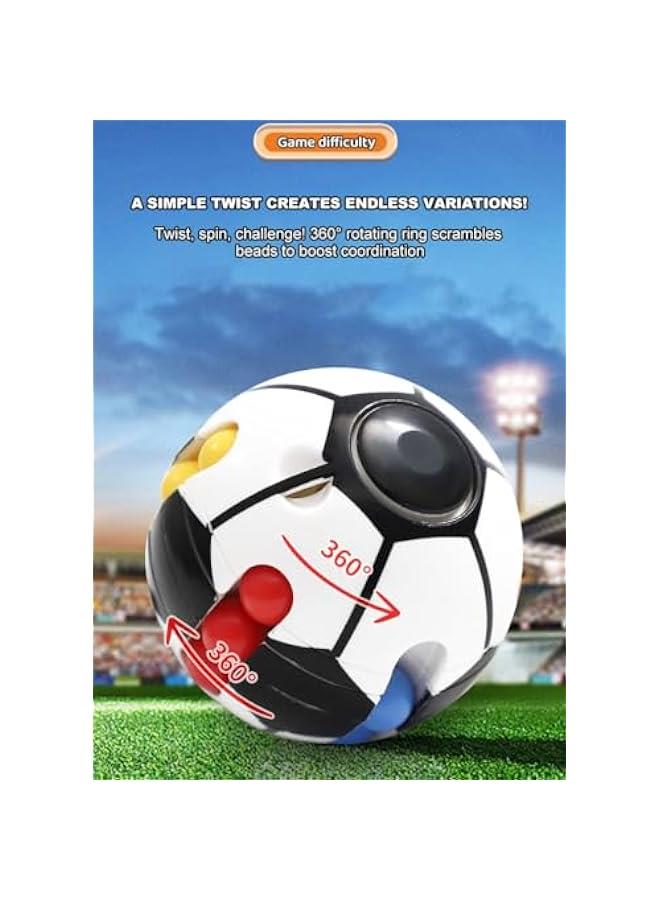 العاب احجية كرة رياضية - العاب احجية ثلاثية الابعاد للاطفال والكبار، العاب سفر للاعمار من 3 سنوات فما فوق، خرز سحري ذكاء 2.5 انش، تخفيف التوتر، رياضة اليد، هدايا للاطفال الاولاد والبنات - Image 3