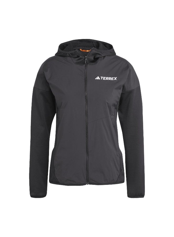 Adidas Terrex Xperior Climawarm+ Wind Light Fleece Hooded Jacket - Image 1