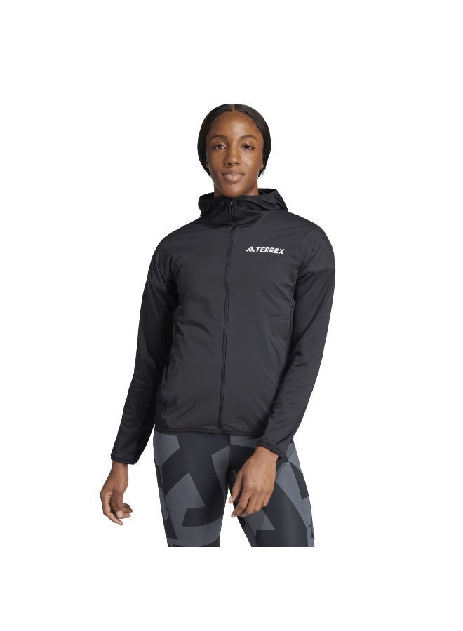 Adidas Terrex Xperior Climawarm+ Wind Light Fleece Hooded Jacket - Image 1