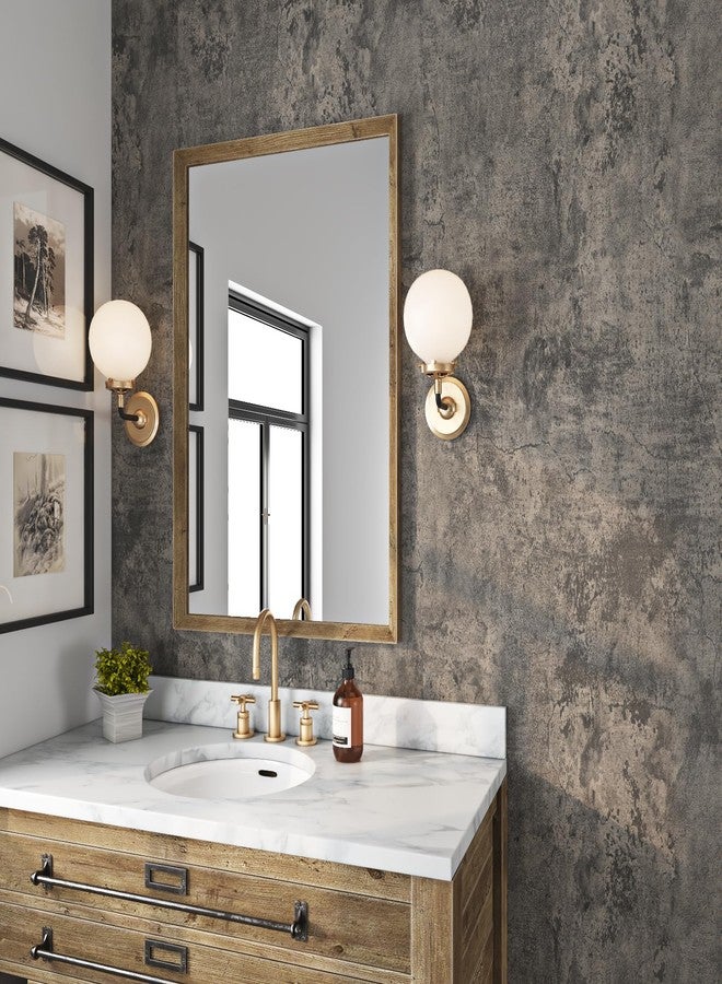 Livelynine Moody Concrete Wallpaper Peel and Stick Industrial Modern Brown Black Limewash Wallpaper Waterproof Dark Aged Cement Wall Mural Removable Cracked Concrete Contact Paper Vinyl 15.8x78.8 - Image 2