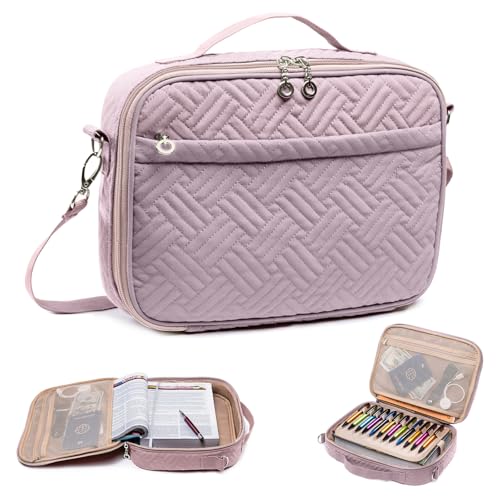 IMAGINING Bible Cover for Women - Stylish Large Bible Covers - Bible Case with Handles - Bible Bag Journal Case - Bible Carrying Case for Women - Bible Gift - Book Protector for Book Lovers - Image 1