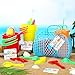 Simgoing End of Year Student Gifts from Teachers Graduation Gifts for Kids Bulk 73 Pcs Kindergarten Preschool Graduation Summer Class Party Favors with Sand Beach Buckets Bulk Basket Toys Cups Straw - Image 4
