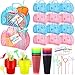 Simgoing End of Year Student Gifts from Teachers Graduation Gifts for Kids Bulk 73 Pcs Kindergarten Preschool Graduation Summer Class Party Favors with Sand Beach Buckets Bulk Basket Toys Cups Straw - Image 3