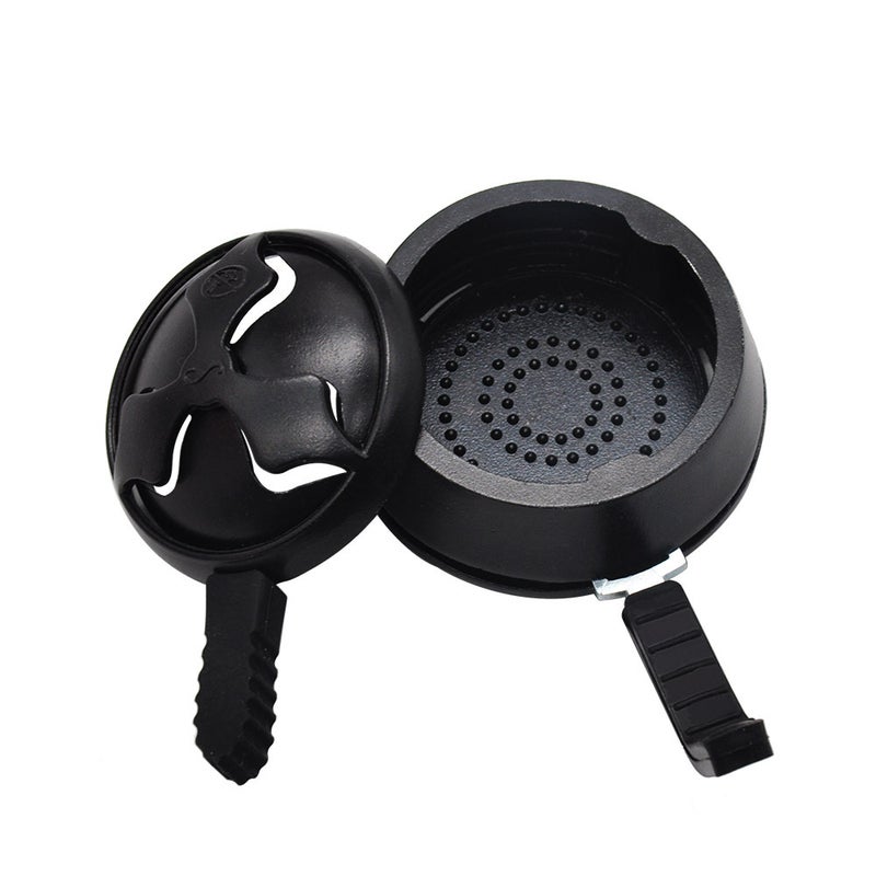 Arabian Hookah Shisha Hookah Aluminum Alloy Windproof Stove Carbon Isolation Pot Pot - Image 4