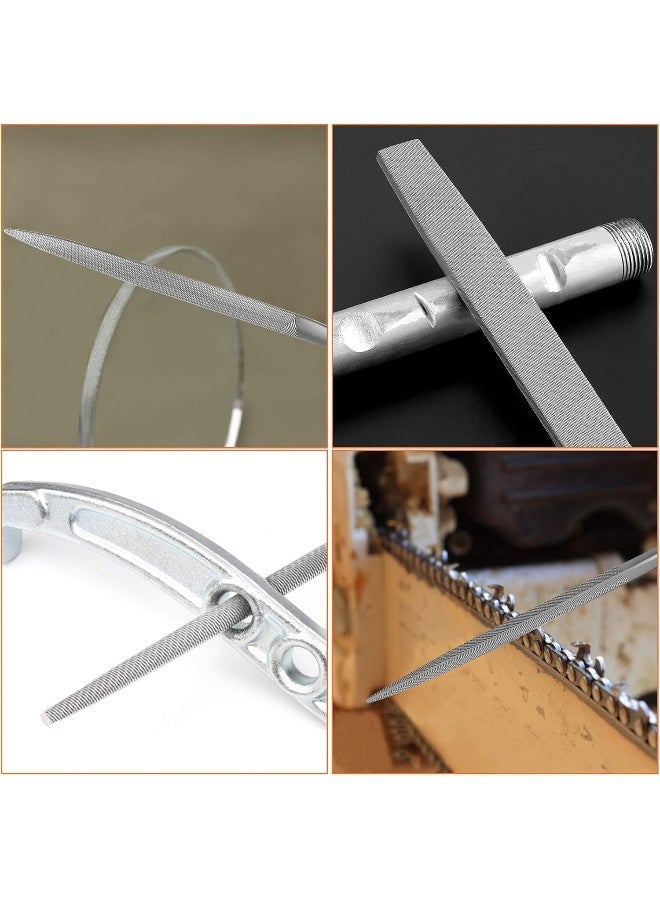 Royal Apex 6-Piece Needle File Set Precision Carbon Steel Files For Metal Wood And Plastic - Image 4