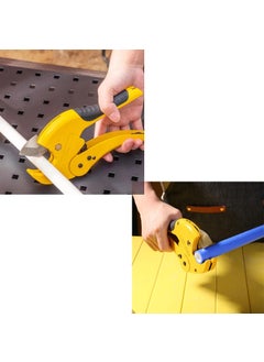 Malfah Enterprises Malfah PVC Pipe Cutter 42mm Ratchet Type Tube Cutter for PVC PEX PPR AluminumPlastic Pipe Industrial Grade Cutting Tool DL2507  - Image 3