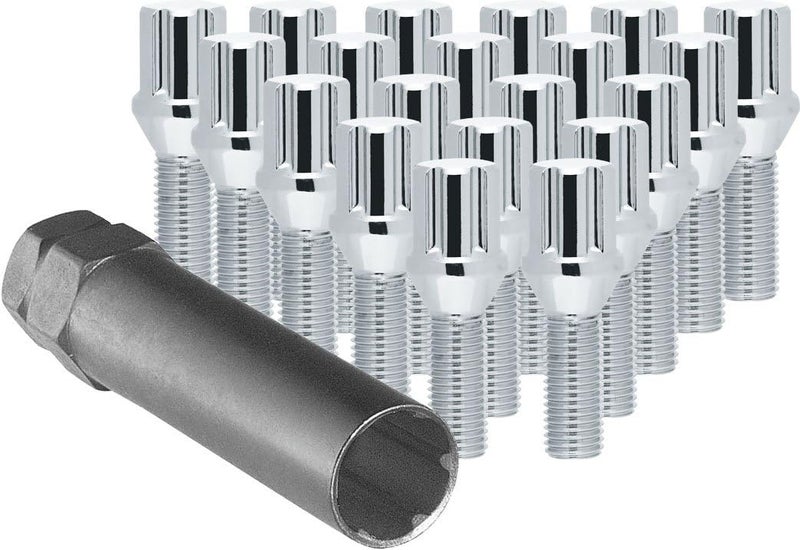Ceco Chrome Spline Drive Tuner Bolt Installation Kit